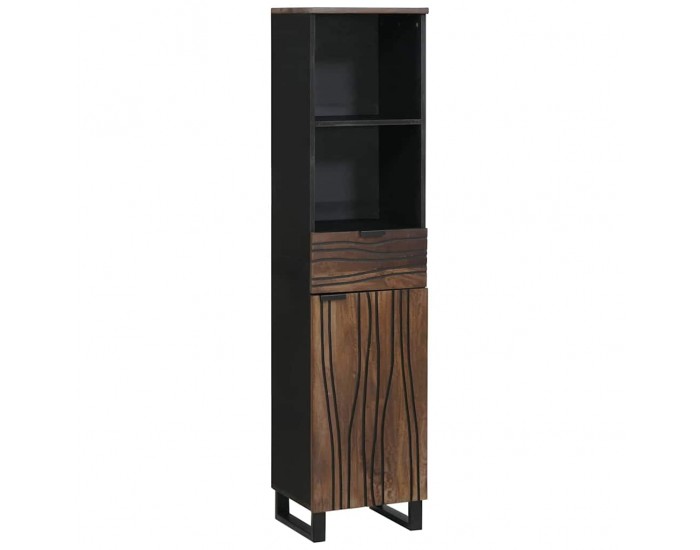 Sonata H Комплект мебели за баня 3 pcs Орехов кафяв 38 x 33 x 160 см