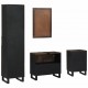 Sonata H Комплект мебели за баня с чекмедже с рафт 4 pcs Бял 38 x 33 x 160 см