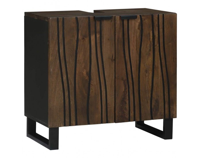Sonata H Комплект мебели за баня с чекмедже с рафт 5 pcs Бял 38 x 33 x 160 см
