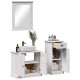 Sonata H Комплект мебели за баня с чекмедже с рафт 3 pcs Кафяво 37 x 34 x 80 см