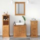 Sonata H Комплект мебели за баня 4 pcs Меденокафяво 37 x 34 x 110 см