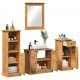 Sonata H Комплект мебели за баня 4 pcs Меденокафяво 37 x 34 x 110 см