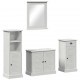 Sonata H Комплект мебели за баня 3 pcs антично бяло 37 x 34 x 110 см