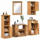 Sonata H Комплект мебели за баня 5 pcs Меденокафяво 37 x 34 x 110 см
