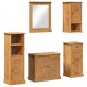 Sonata H Комплект мебели за баня 5 pcs Меденокафяво 37 x 34 x 110 см