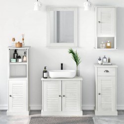 Sonata H Комплект мебели за баня 5 pcs антично бяло 37 x 34 x 110 см - Seturi
