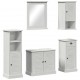 Sonata H Комплект мебели за баня 5 pcs антично бяло 37 x 34 x 110 см
