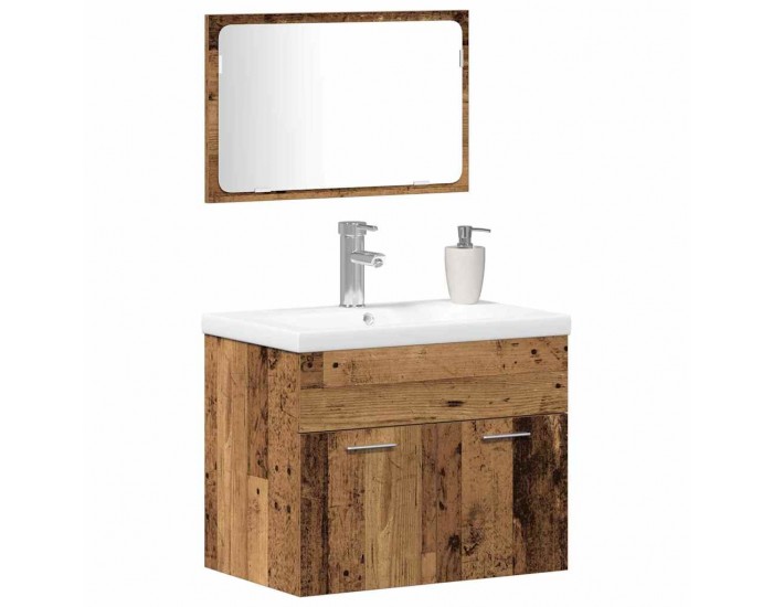 Sonata H Комплекти 2 pcs Дървен кафяв 61 x 39 x 18 см Композитно дърво