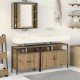 Sonata H Модулни единици за баня с рафт 3 pcs Кафяво 80 x 30 x 60 cm