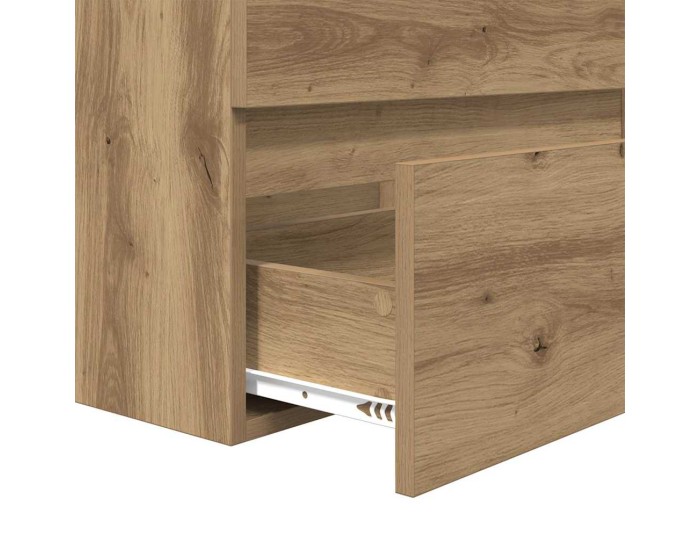Sonata Set de mobilier pentru baie 3 buc. Stejar Negru Lemn prelucrat