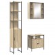 Sonata H Комплект мебели за баня 3 pcs дъб сонома 33 x 33 x 185.5 см