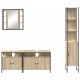 Sonata H Комплект мебели за баня 4 pcs дъб сонома 33 x 33 x 185.5 см