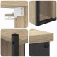 Sonata H Комплект мебели за баня 4 pcs дъб сонома 33 x 33 x 185.5 см