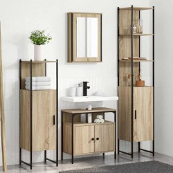 Sonata H Комплект мебели за баня 4 pcs дъб сонома 33 x 33 x 185.5 см - Seturi