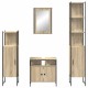 Sonata Set de mobilier pentru baie 4 buc. Stejar Sonoma