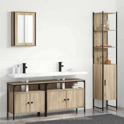 Sonata H Комплект мебели за баня 4 pcs дъб сонома 33 x 33 x 185.5 см - Seturi