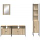 Sonata H Комплект мебели за баня 4 pcs дъб сонома 33 x 33 x 185.5 см