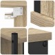 Sonata H Комплект мебели за баня 4 pcs дъб сонома 33 x 33 x 185.5 см