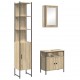 Sonata H Комплект мебели за баня 3 pcs дъб сонома 33 x 33 x 185.5 см