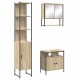 Sonata H Комплект мебели за баня 3 pcs дъб сонома 33 x 33 x 185.5 см