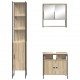 Sonata H Комплект мебели за баня 3 pcs дъб сонома 33 x 33 x 185.5 см