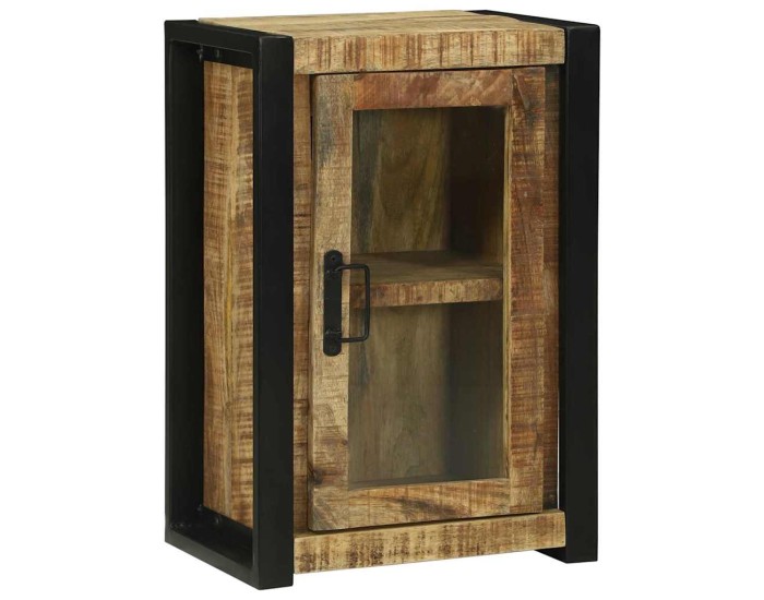 Sonata Dulap de Baie cu raft Maro 40 x 30 x 60 cm Lemn de mango solid
