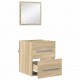 Sonata H Шкаф за баня Sonoma oak 41 x 38.5 x 48 см Инженерно дърво