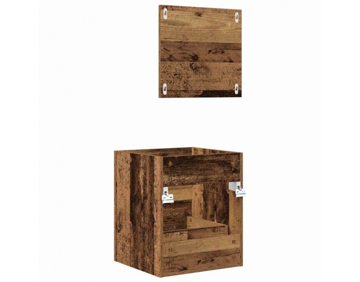 Sonata H Шкаф за баня Старо дърво 41 x 38.5 x 48 см Инженерно дърво