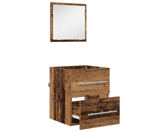 Sonata H Шкаф за баня Старо дърво 41 x 38.5 x 48 см Инженерно дърво
