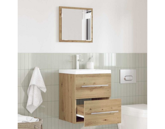 Sonata H Шкаф за баня Занятчийски дъб 41 x 38.5 x 48 см Инженерно дърво