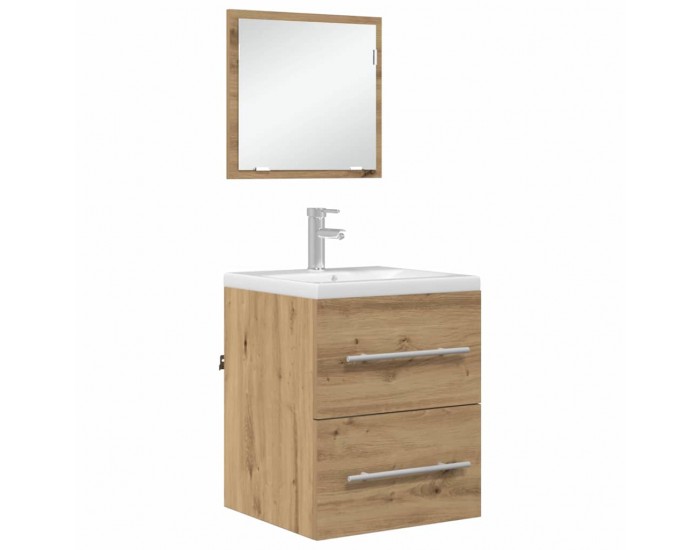 Sonata H Шкаф за баня Занятчийски дъб 41 x 38.5 x 48 см Инженерно дърво
