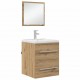Sonata H Шкаф за баня Занятчийски дъб 41 x 38.5 x 48 см Инженерно дърво