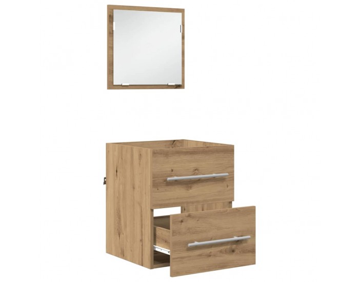 Sonata H Шкаф за баня Занятчийски дъб 41 x 38.5 x 48 см Инженерно дърво