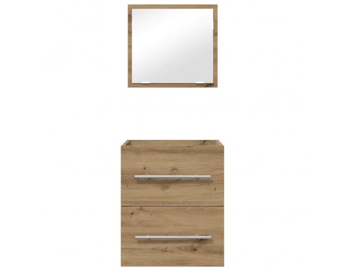 Sonata H Шкаф за баня Занятчийски дъб 41 x 38.5 x 48 см Инженерно дърво