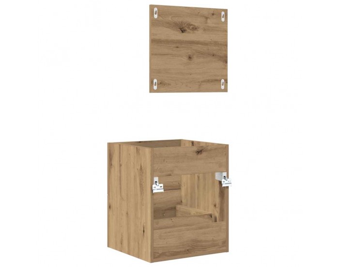 Sonata H Шкаф за баня Занятчийски дъб 41 x 38.5 x 48 см Инженерно дърво