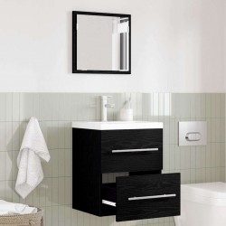 Sonata H Шкаф за баня Черен дъб 41 x 38.5 x 48 см Инженерно дърво - Seturi