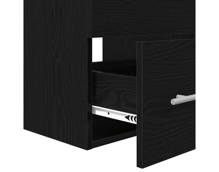 Sonata H Шкаф за баня Черен дъб 41 x 38.5 x 48 см Инженерно дърво