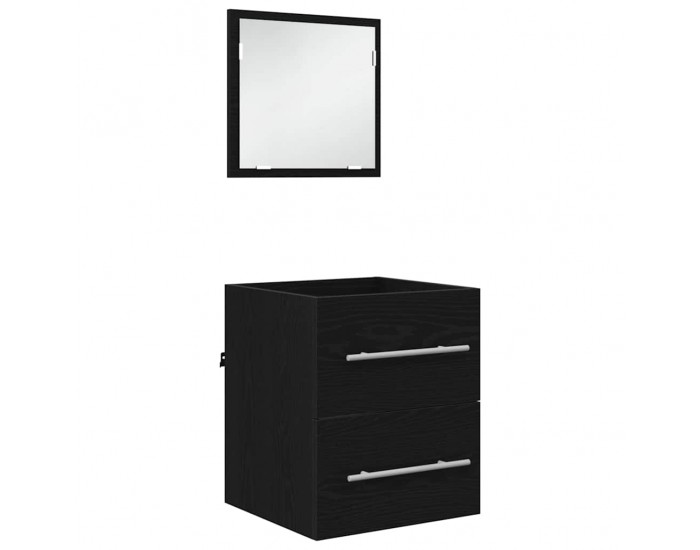 Sonata H Шкаф за баня Черен дъб 41 x 38.5 x 48 см Инженерно дърво