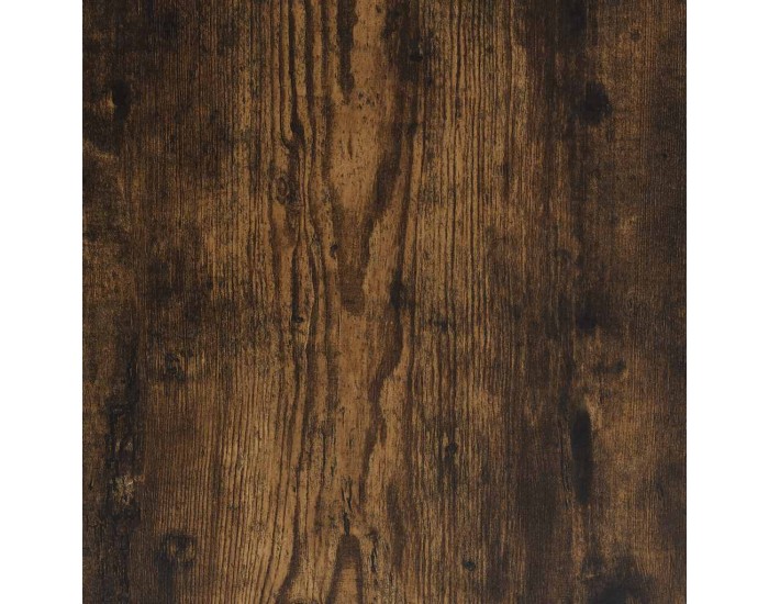 Sonata H Шкаф за баня с държач за ролки, опушен дъб, 20,5x22x72 см