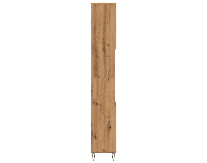 Sonata Dulap de baie, stejar artizanal, 30x30x190 cm, lemn prelucrat