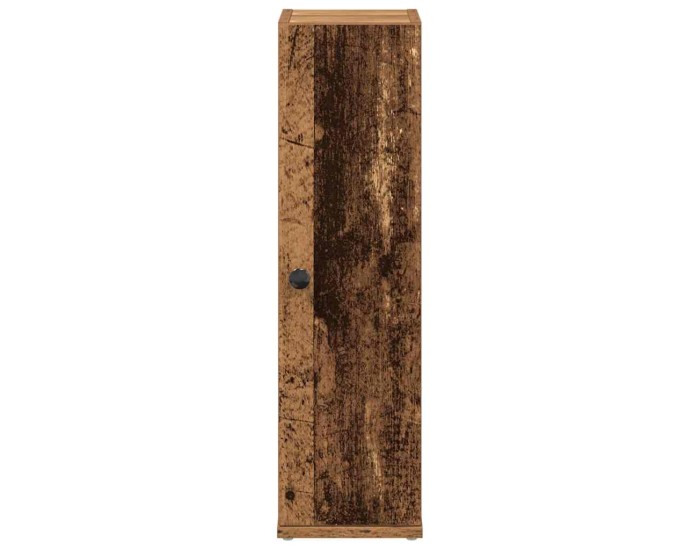 Sonata Dulap de baie cu suport role, lemn vechi, 20,5x22x72 cm