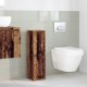 Sonata Dulap de baie cu suport role, lemn vechi, 20,5x22x72 cm