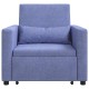 Sonata Canapea extensibilă single Denim Albastru 90 x 165 x 87 cm
