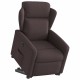 Sonata Fotoliu electric rabatabil cu ridicare, maro închis, textil
