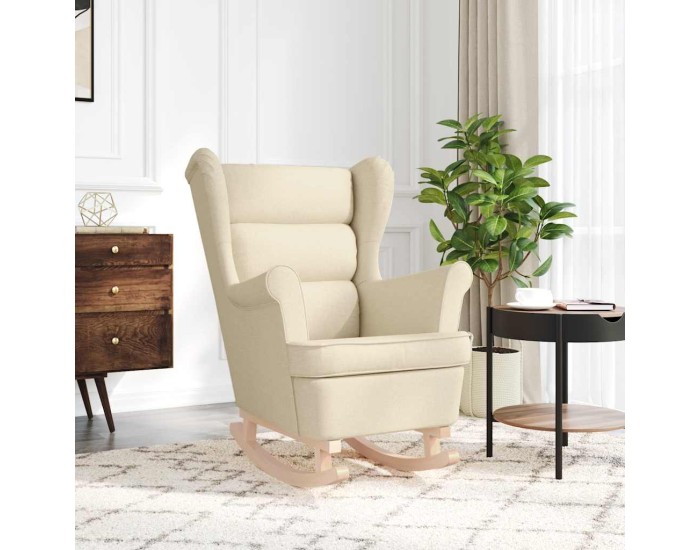 Sonata Scaun balansoar, crem, 74x90x102 cm, material textil