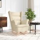 Sonata Scaun balansoar, crem, 74x90x102 cm, material textil