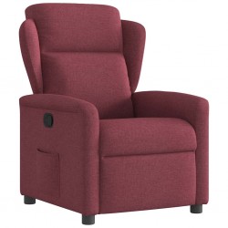 Sonata H Стол реклайнер, виненочервен, текстил - Fotolii