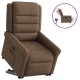 Sonata Fotoliu electric rabatabil cu ridicare, maro, textil