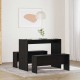 Sonata H Трапезен комплект 2 pcs Черен дъб 97 x 47 x 75 см