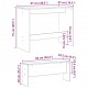Sonata H Трапезен комплект 2 pcs Черен дъб 97 x 47 x 75 см